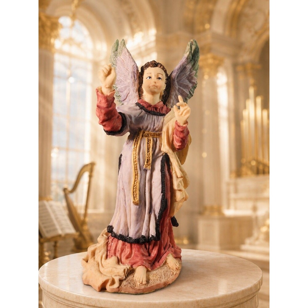 A Band of Angels “The Conductor” Angel Figurine With Original Box 7” Tall